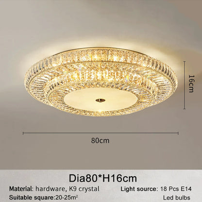 Gio Crystal Ceiling Light Fixture