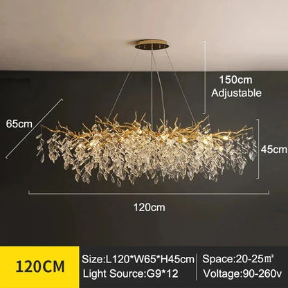 Albero Collection Crystal Chandelier