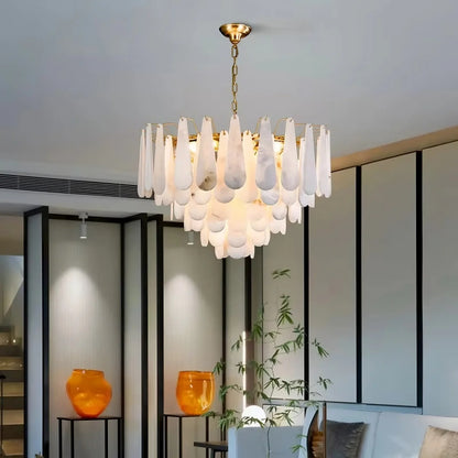 Moonshade Marble Chandelier