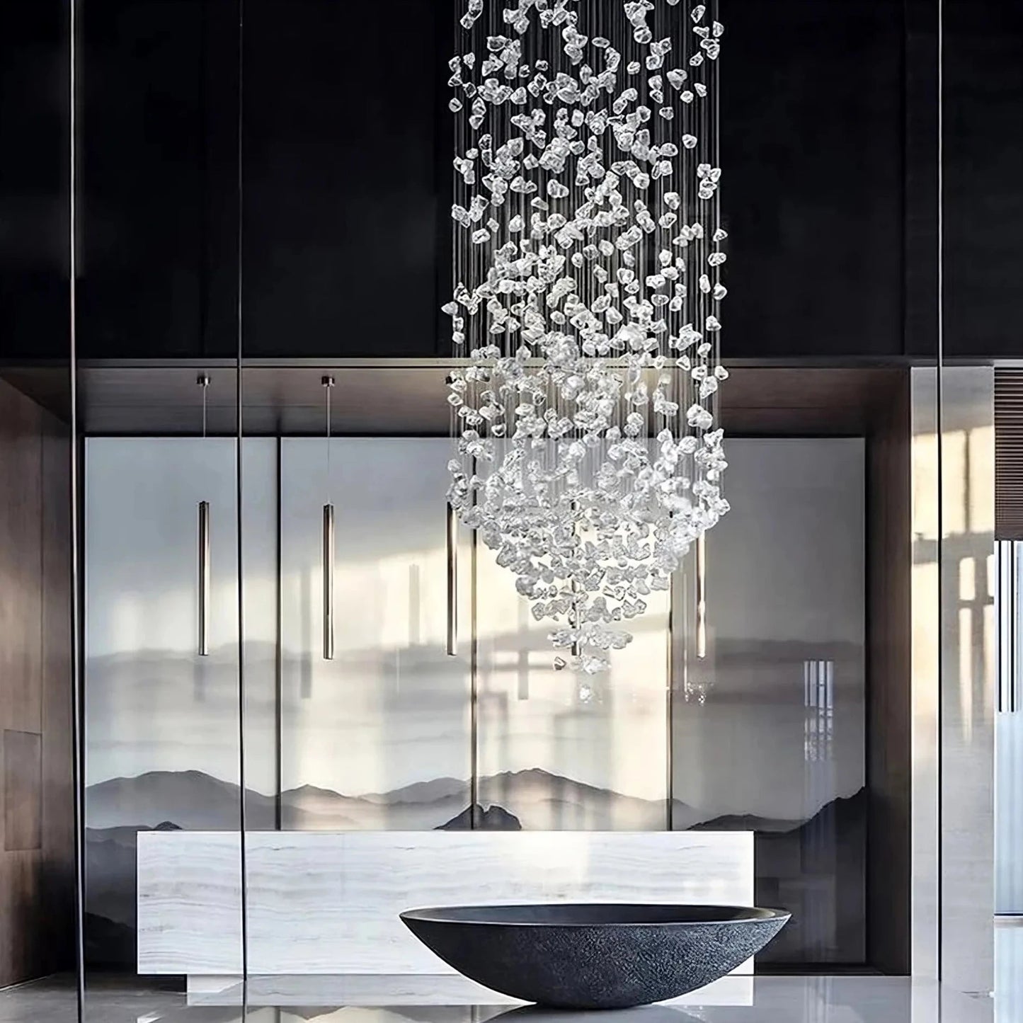 Giore Stone Pendant Chandelier