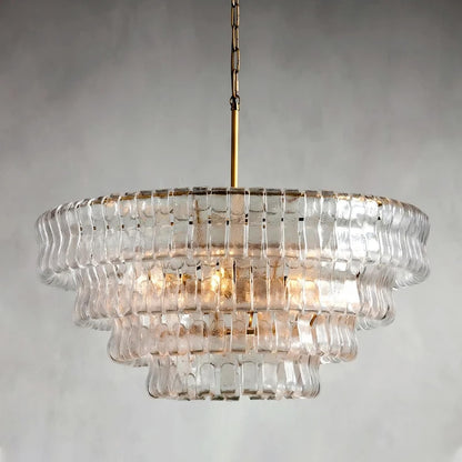 Riviera Vintage French Crystal Chandelier