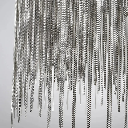 Cadena Steel Tassel Modern Chandelier